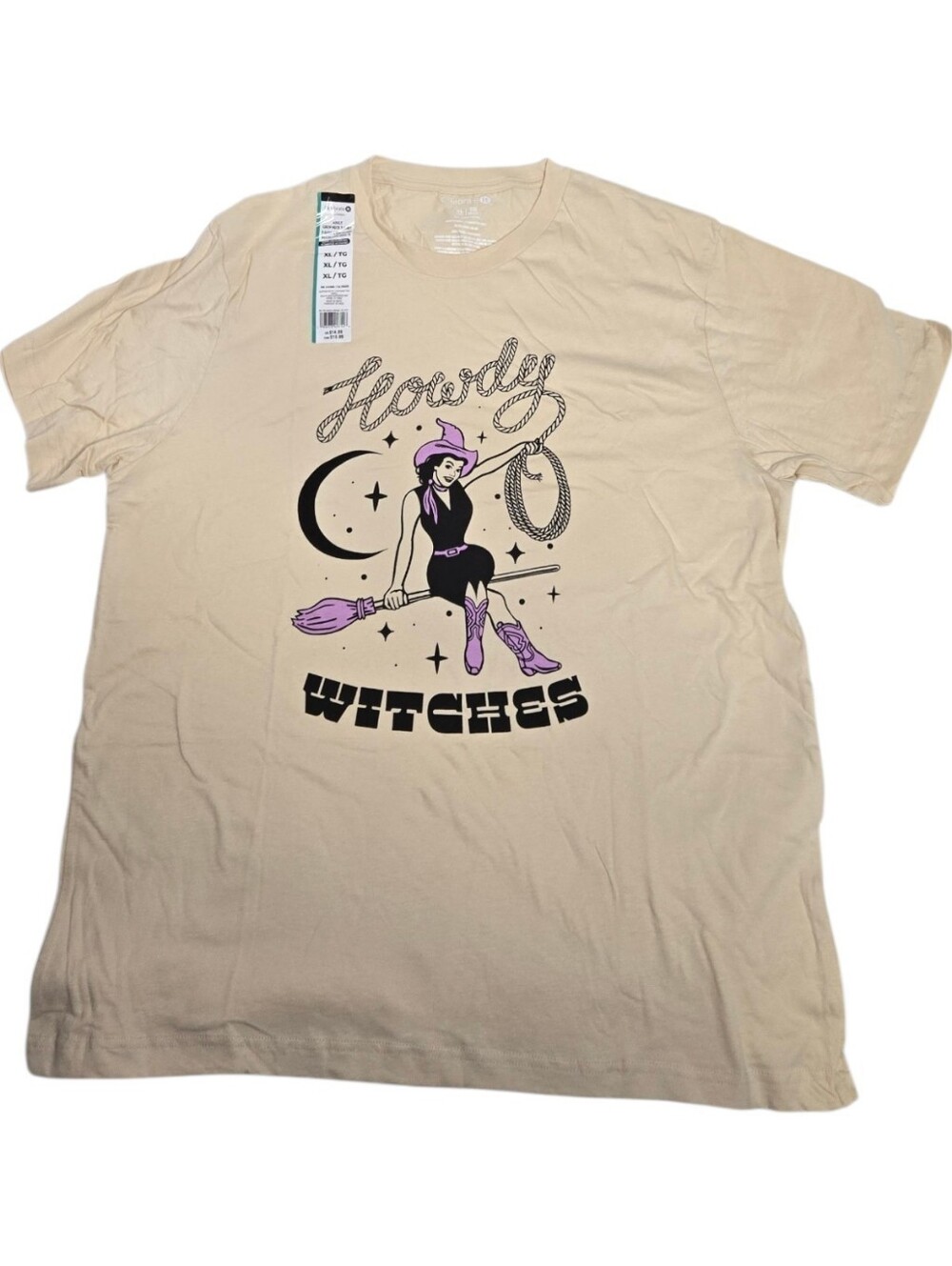 NEW Howdy Witches cowgirl western Halloween short sleeve unisex tee shirt XL 2X